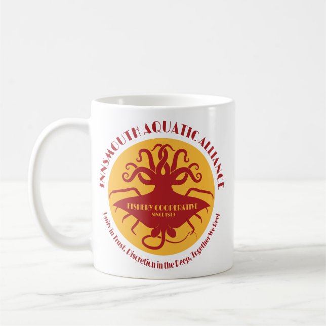 Insmouth Aquatic Alliance FishUnion Union Kaffemugg (Vänster)