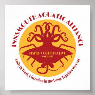 Insmouth Aquatic Alliance FishUnion Union Poster
