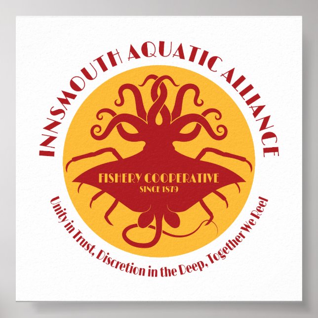 Insmouth Aquatic Alliance FishUnion Union Poster (Framsidan)