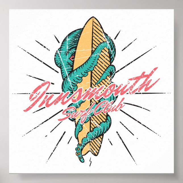 Insmouth Surfa Klubb Poster (Framsidan)