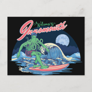 Insmouth Surfing Lovecraft Helg Vykort