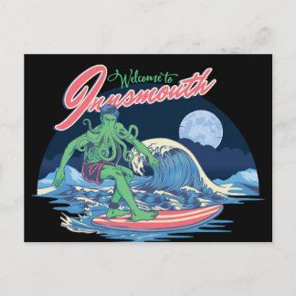 Insmouth Surfing Lovecraft Helg Vykort