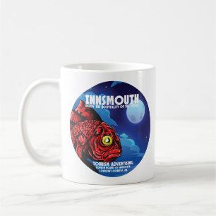 Insmouth Vintage resor Poster Lovecraft Kaffemugg