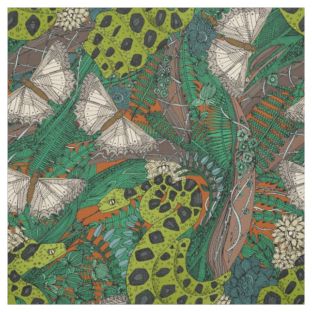 insnärjd skogsrost tyg (Provkarta)