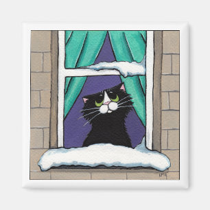 Insnöad magnet