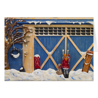 Insnöat Hälsningskort