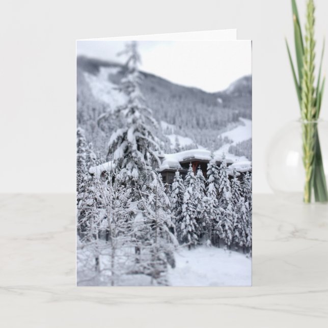 Insnöat Helgkort (Framsida)