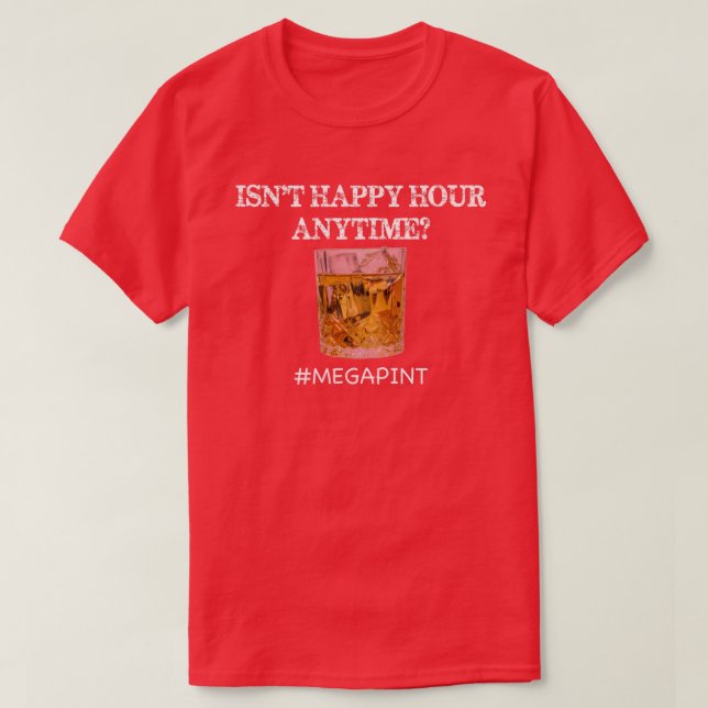 Insnt Lycklig-timme när som helst2 T Shirt (Design framsida)