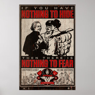 INSOC 1984 Propaganda Skriv ut Poster