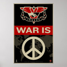 INSOC 1984 Propaganda Skriv ut Poster