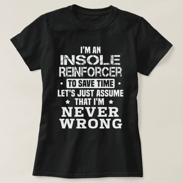 Insole Reinforcer T Shirt (Design framsida)