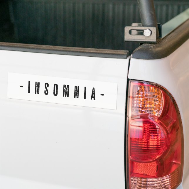 Insomnia-design Bildekal (På lastbil)