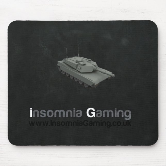 Insomniadobbeltank Mousemat. Musmatta (Framsidan)