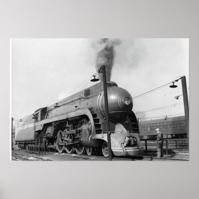 Inspektion av Streamliner Poster (Framsidan)