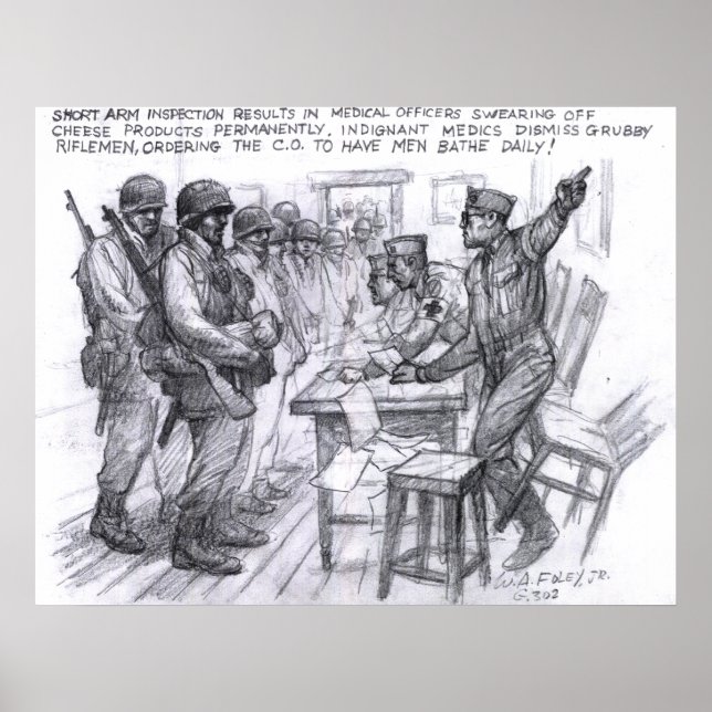 Inspektion kort-arm poster (Framsidan)