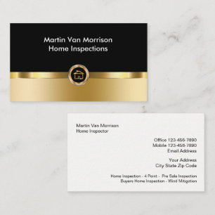 Inspektionsdesign för klassi hemmet visitkort
