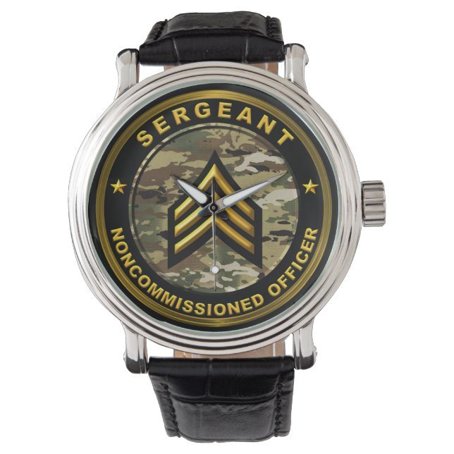 Inspektör Arméchef ej befullmäktigad Armbandsur (Framsida)