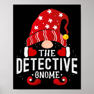 Inspektör Gnome matchar julpjs för familjen Poster