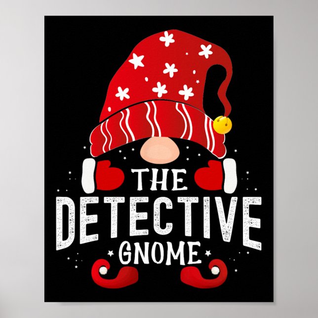 Inspektör Gnome matchar julpjs för familjen Poster (Framsidan)