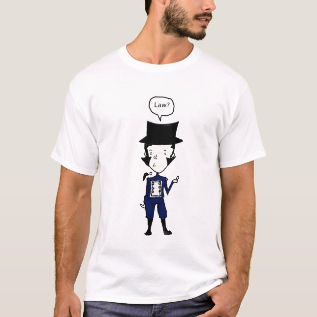 Inspektör  Javert T-shirt (Framsida)