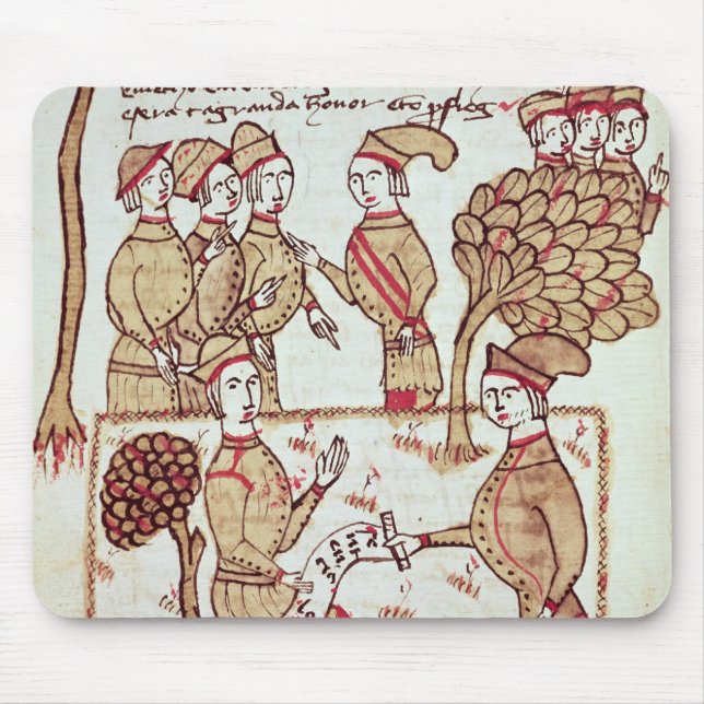 Inspektör  med hans arbetare musmatta (Framsidan)