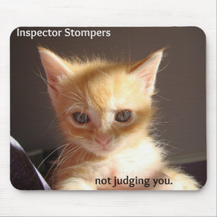 Inspektör Stompers, inte att döma dig Musmatta