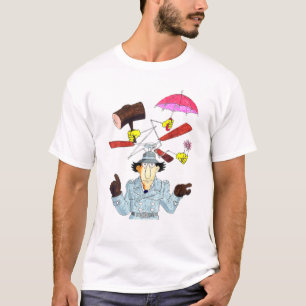 Inspektörer Classic Gadgets Design American Comed T Shirt