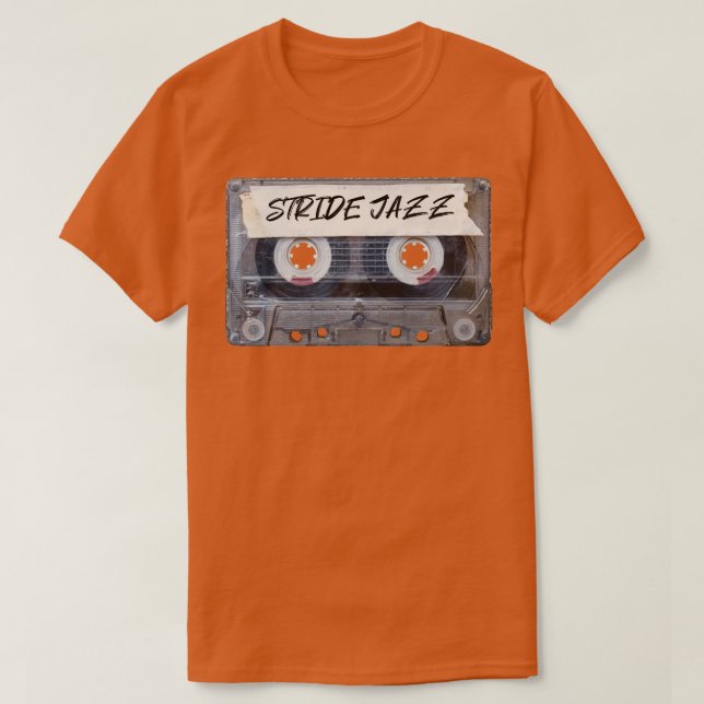 Inspelad musikgenre Cassette Old school Stride Ja T Shirt (Design framsida)