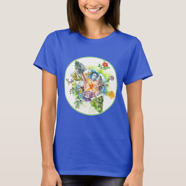 Inspelning av läkemedel Emma Mandala Kvinnors tröj T Shirt (Framsida)