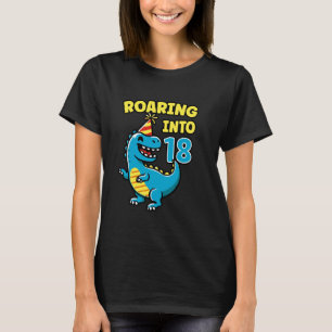 Inspelning i 18 Dino 18:e Födelsedagsfesten T Shirt