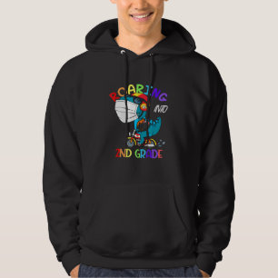 Inspelning i andra Klass-Dinosaur-Ansikte-mask B Hoodie