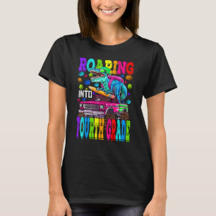 Inspelning i fjärde Klass-monstern Lastbil Dinosau T Shirt