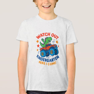 Inspelning i Kindergarten - Dino Monster Lastbil T Shirt