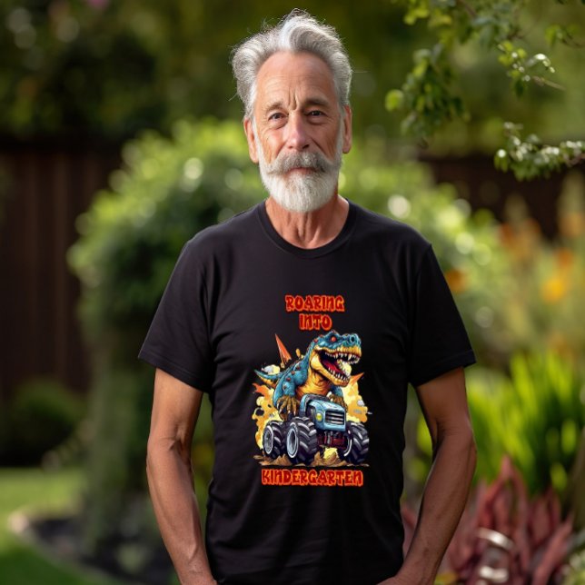 Inspelning i Kindergarten t Rex och Monster Lastbi T Shirt (Skapare uppladdad)