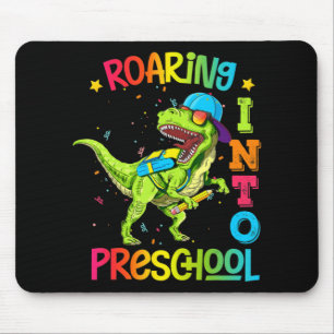 Inspelning i Preschool Dinosaur Teacher-baksidan Musmatta