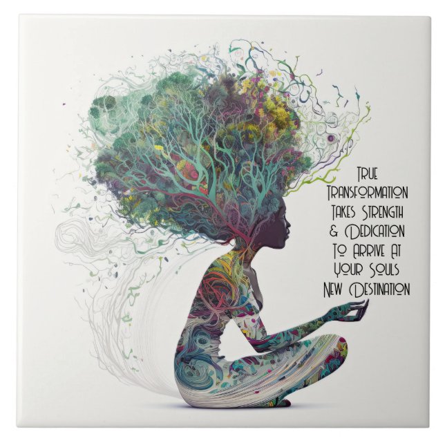 Inspicerad kakelplatta för omvandling av kvinnor (Framsidan)