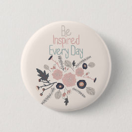 Inspideras varje dag Rosa Flowers Knapp