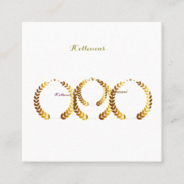 Inspierat Affärskort Fyrkantigt Visitkort