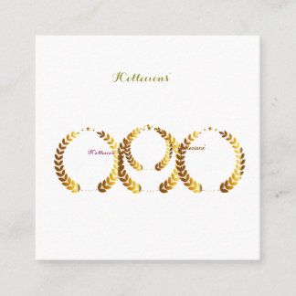 Inspierat Affärskort Fyrkantigt Visitkort