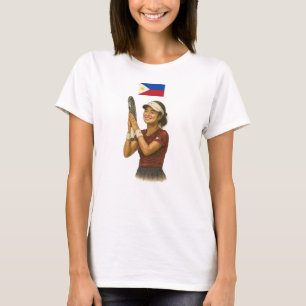 Inspierat av Filipino Tennis Superstar Alex Eala T Shirt