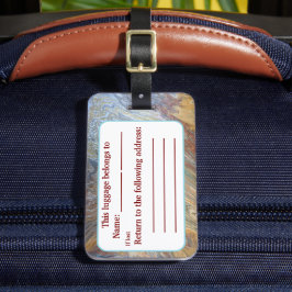 Inspierat deert-akrylpulver bagagebricka