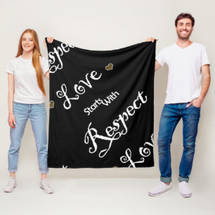 Inspierat Kärlek och respekterat prisutläggningskv Fleecefilt