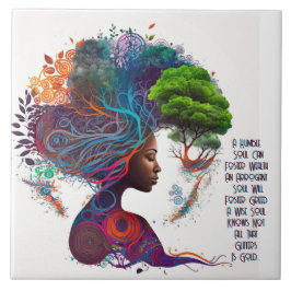 Inspierat kvinnligt keramiskt plattstål för Glitte Kakelplatta