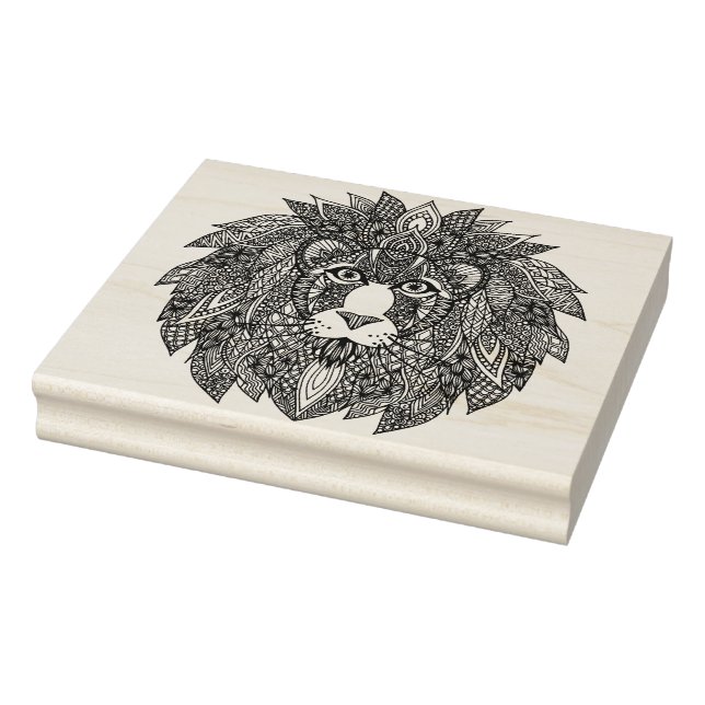 Inspierat Lejont huvud 4 Stämpel (Stämpel)