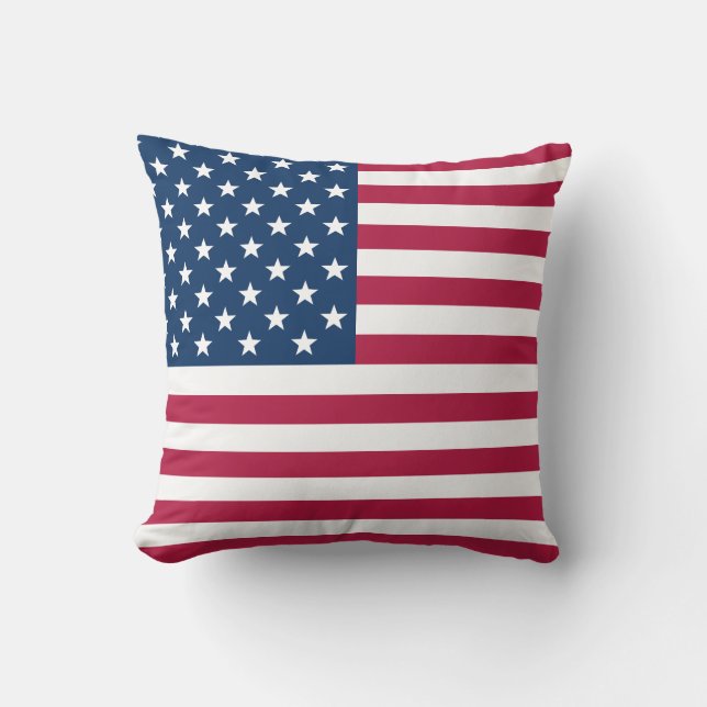 Inspierat old glory USA flagga Kudde (Framsida)