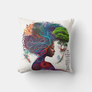 Inspierat Woman Glitter & Guld Dekorativ kudde