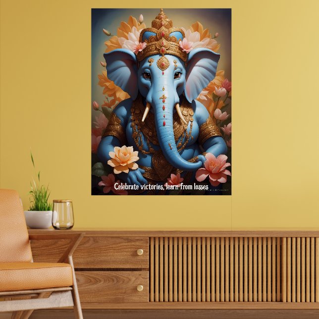 Inspikad av Lord Ganesha Poster (Vardagsrum 2)