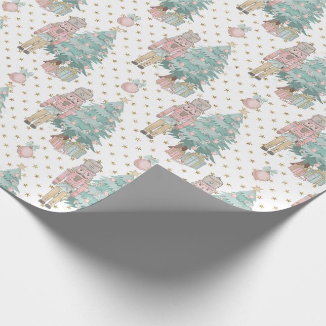 Inspikad av Nutcracker-julklappning Papper Presentpapper (Hörn)