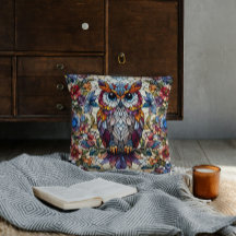 Inspikat glas med uggla