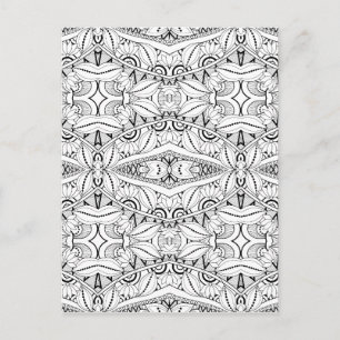 Inspinerad stamdesign vykort